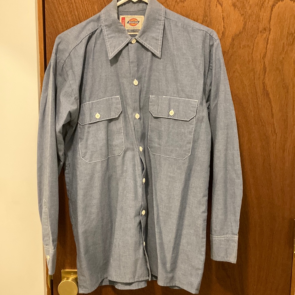 Dickies Men’s Long-Sleeved Button Work Shirt